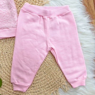 Conj. Casaco The Penguin Club e Calça de Moletom - Rosa